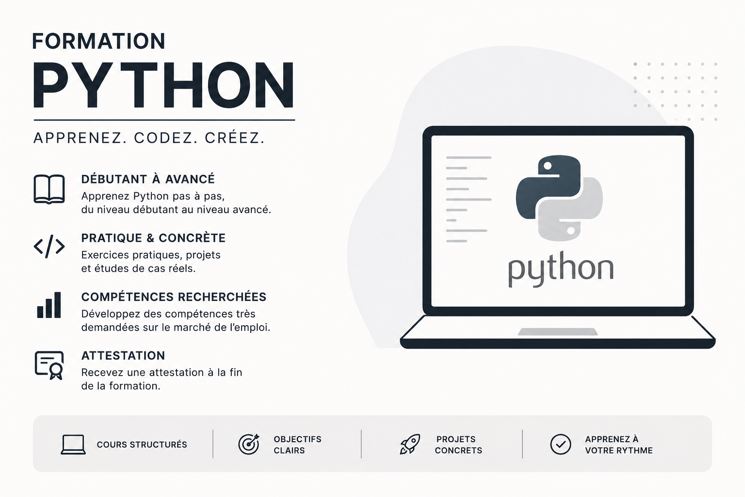 Formation en language de programmation python