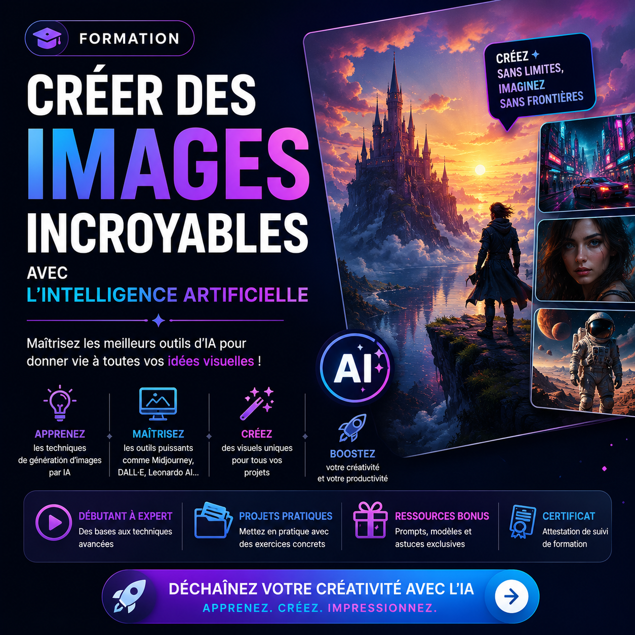 Créer des images incroyables avec l’intelligence artificielle