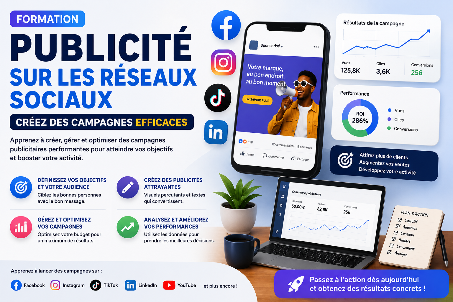 Publicité sur les réseaux sociaux Créer des campagnes efficaces